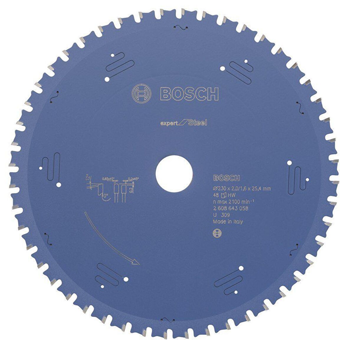 Bosch Metal Kesme Testeresi 235*25,40 mm 48 Diş Expert 2608643058